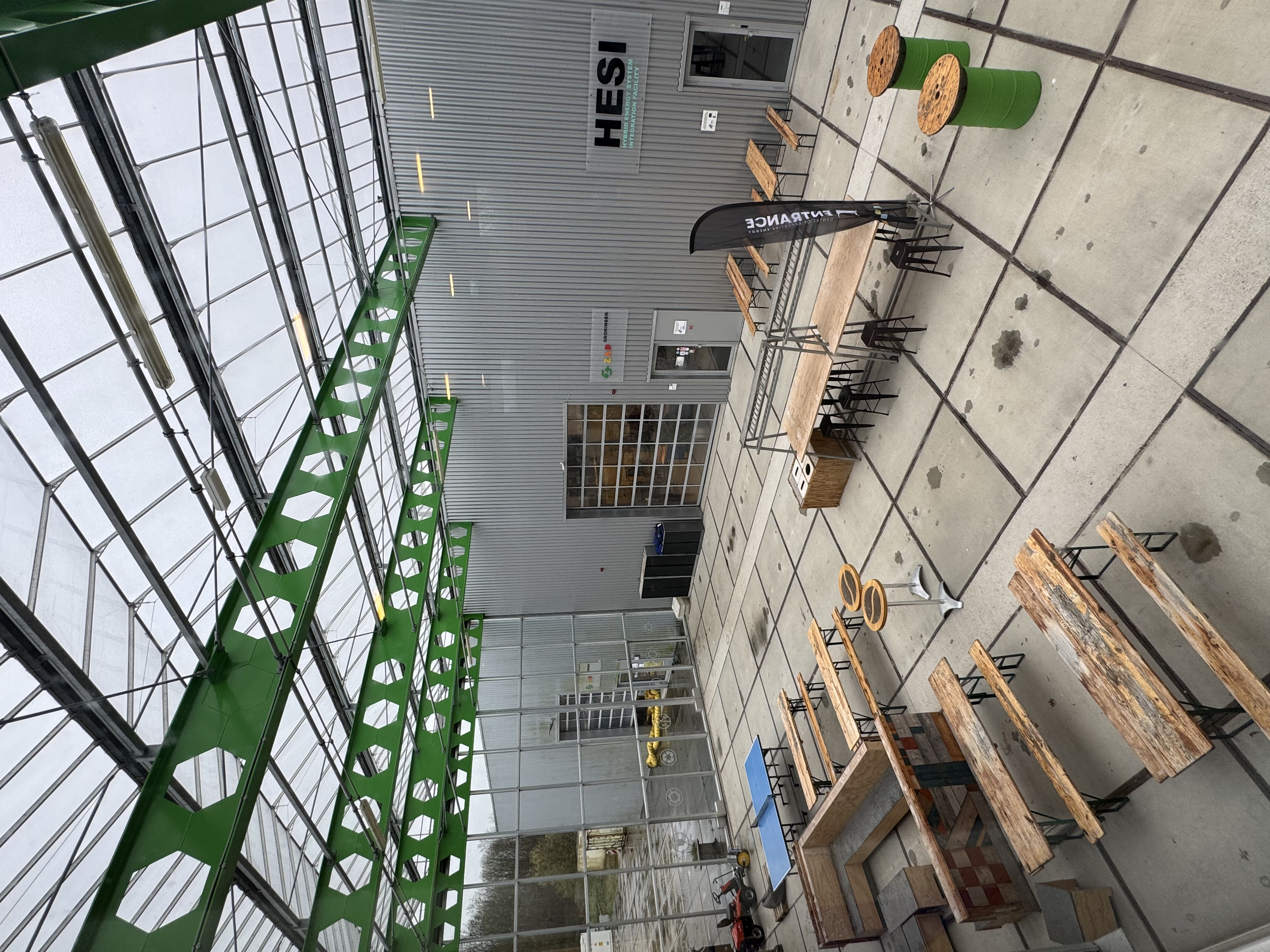 Bovenaanzicht van de Entrance ruimte