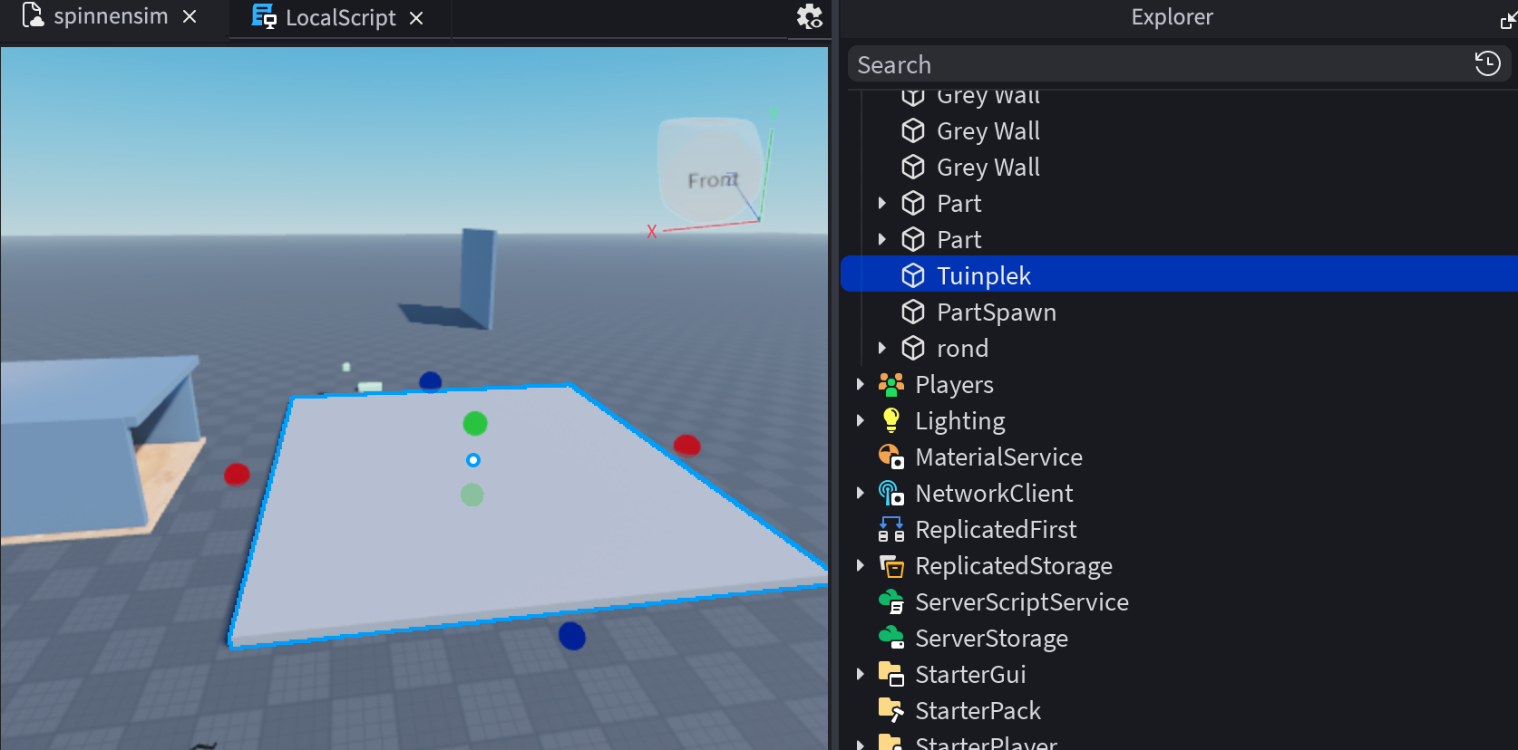 Onderdeel in Roblox Studio